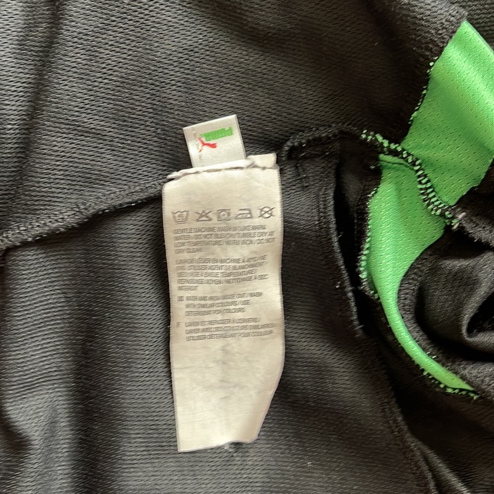 Puma Sz M Mesh Hoodie Green & Black Jacket - Picture 11 of 14